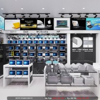 Thiết kế cửa hàng điện máy anh Đông- Quảng Ninh